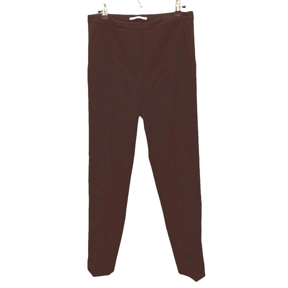 Tahari Ponte pants side detail waistband flat‎ front front zip and hook size 8